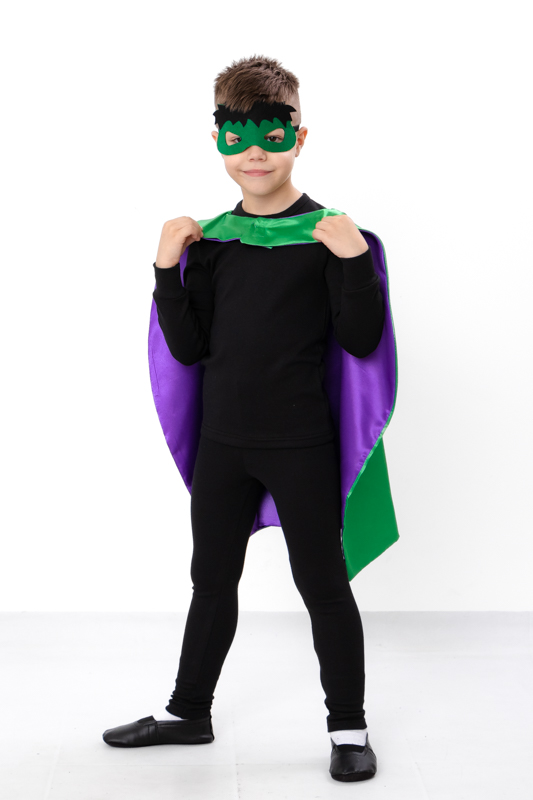 Маскарадний плащ із маскою "Супергерої"